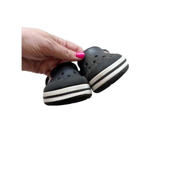 Crocs Black Crocband Clogs Size 7 - Picture 4 of 6